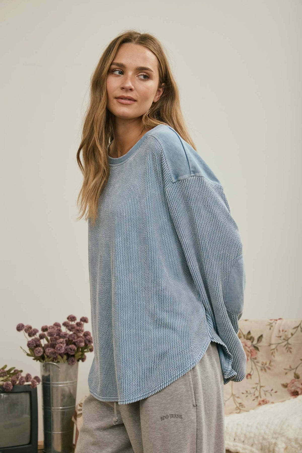 Boxy Ribbed Comfy Top