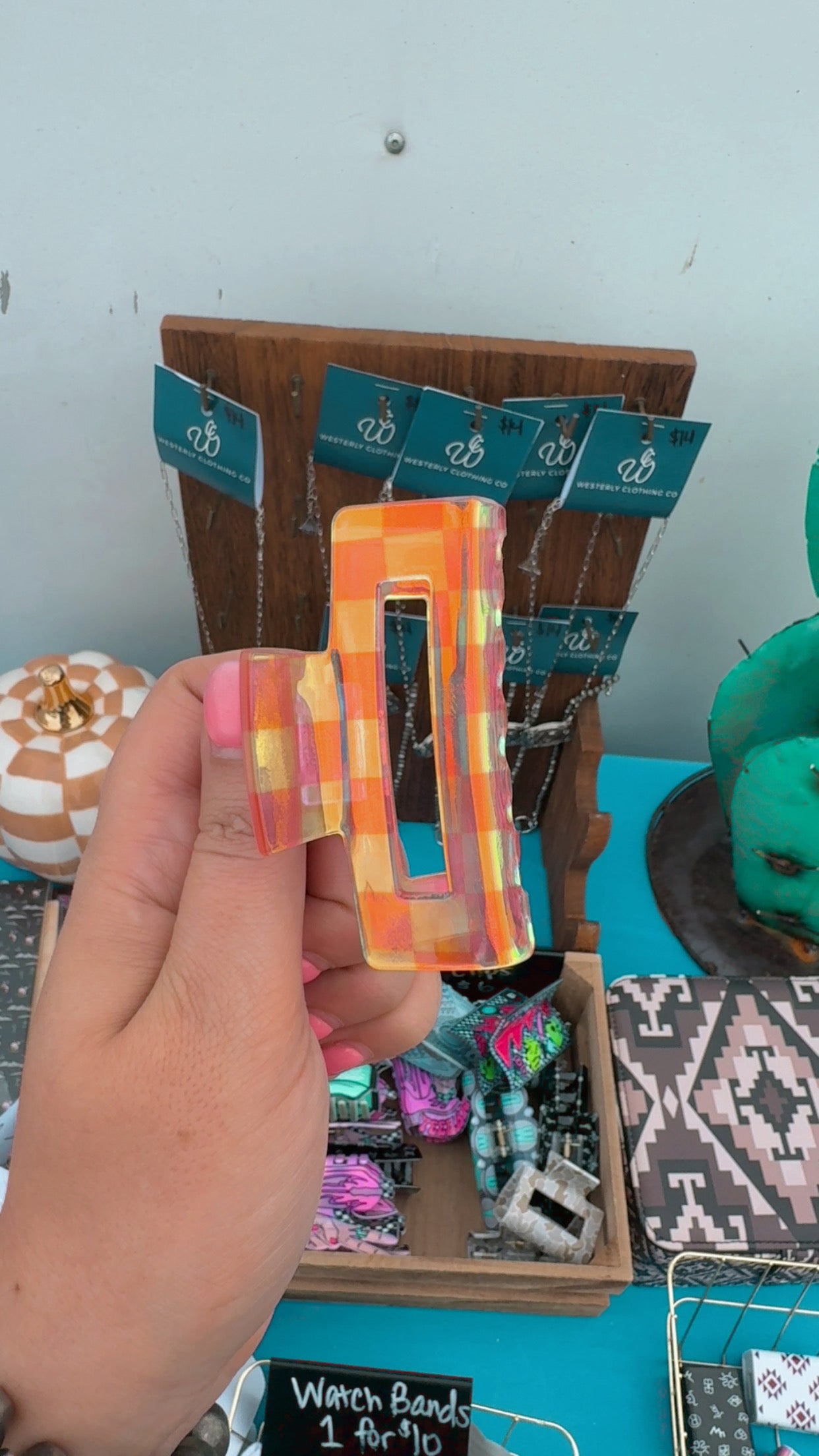 Iridescent Hair Clip