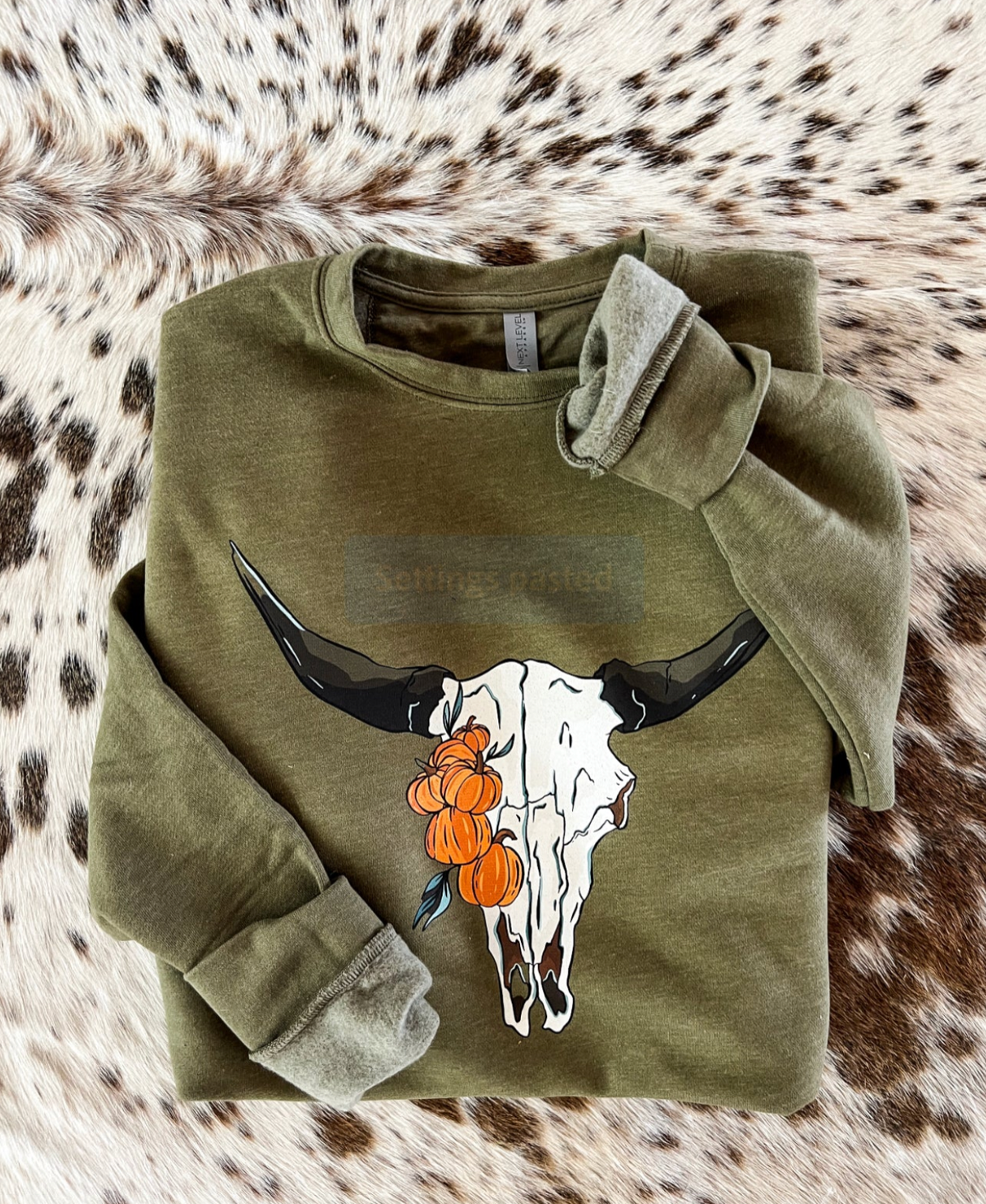 Autumn Bull Crew Olive Mineral Wash