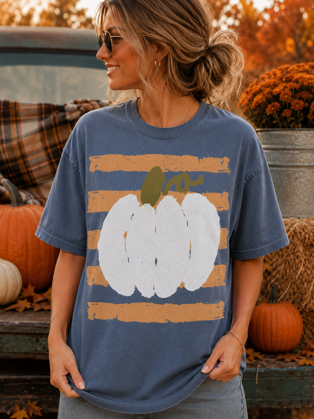 Painted Pumpkin Graphic Tee