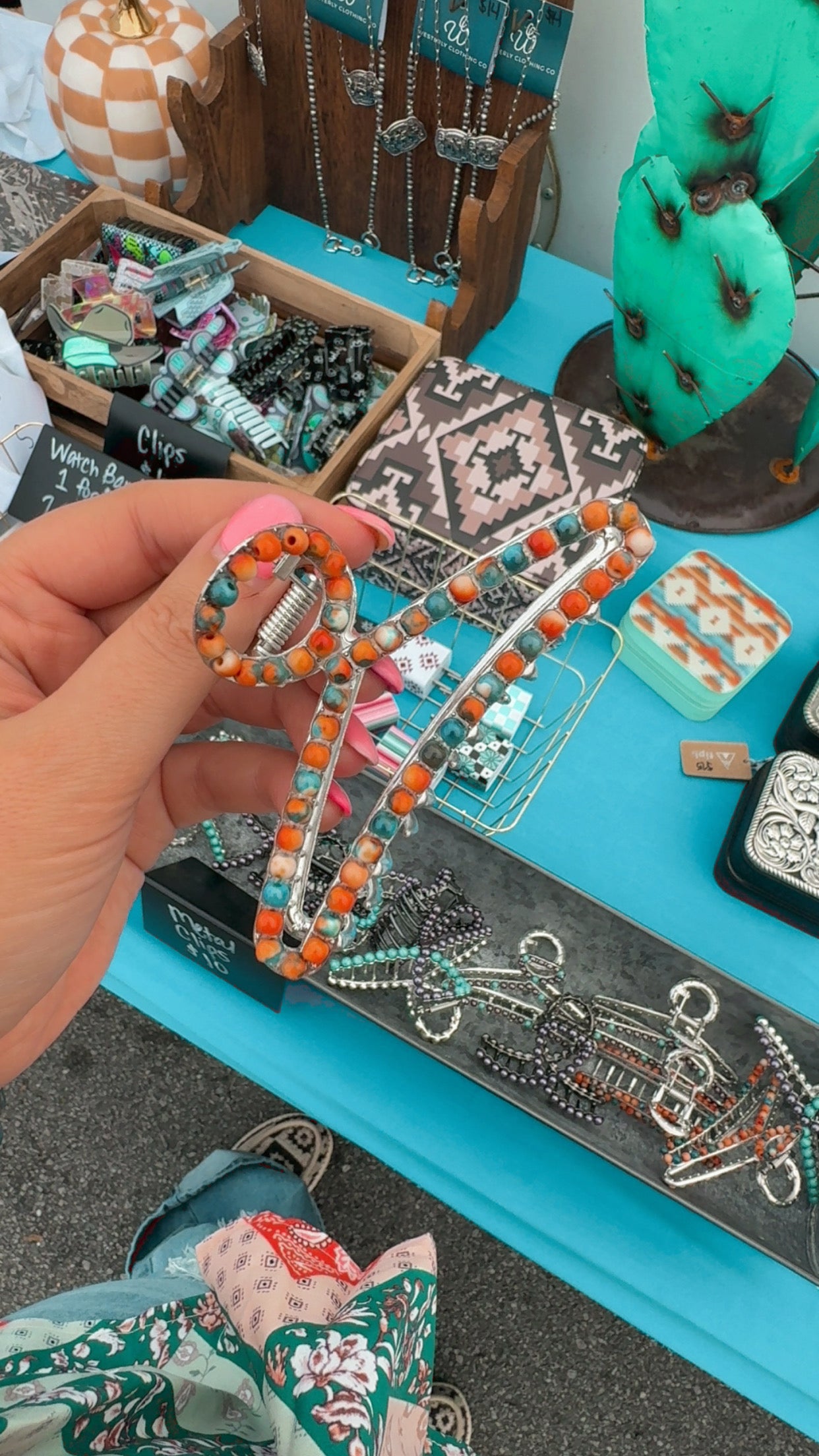 Spiny Metal Hair Clip