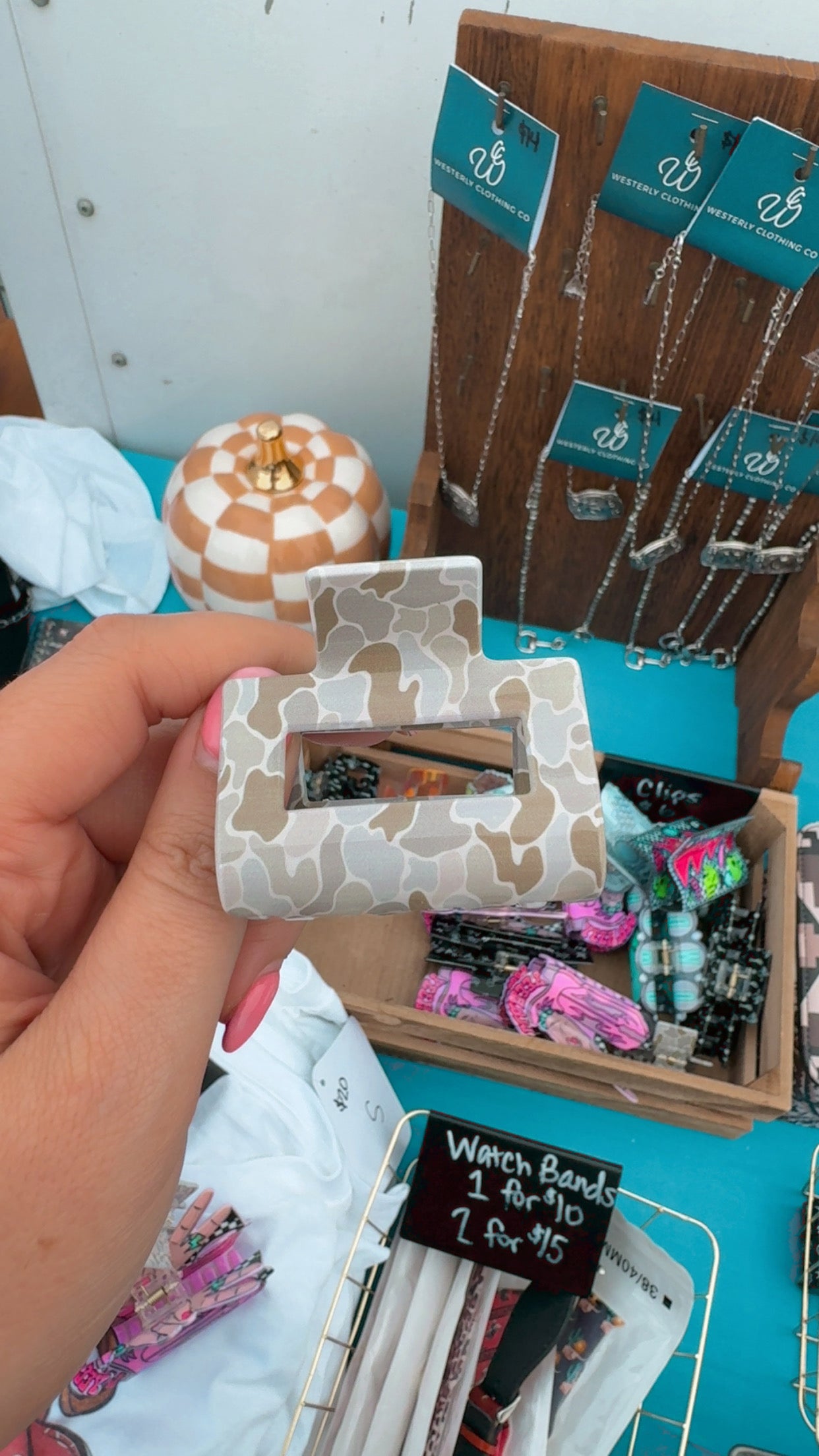 Duck Camo Mini Hair Clip