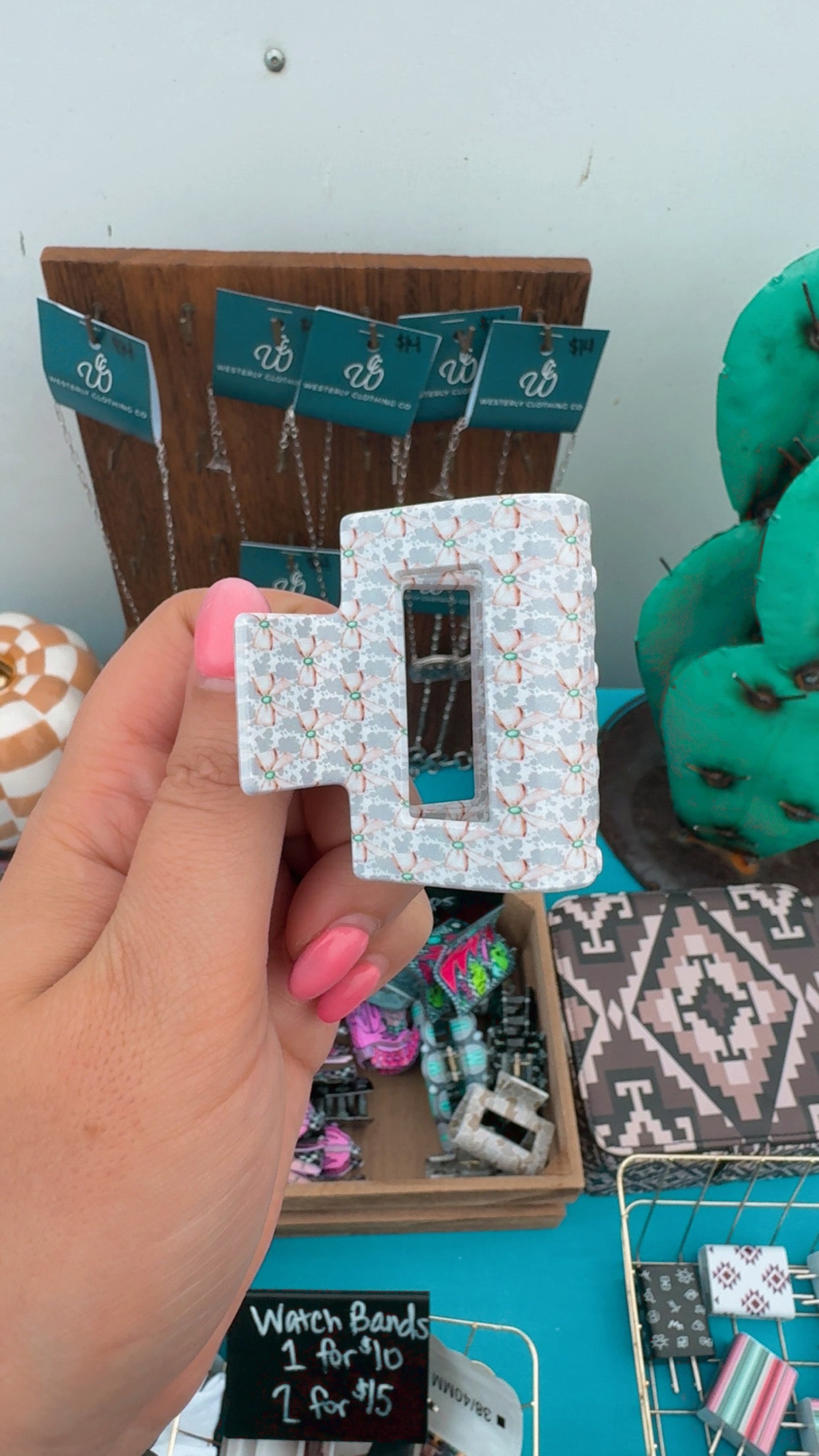 Camo Bows Mini Hair Clip