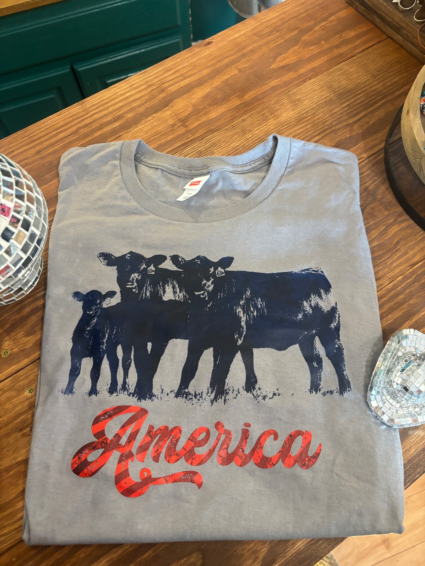 America Cattle Tee