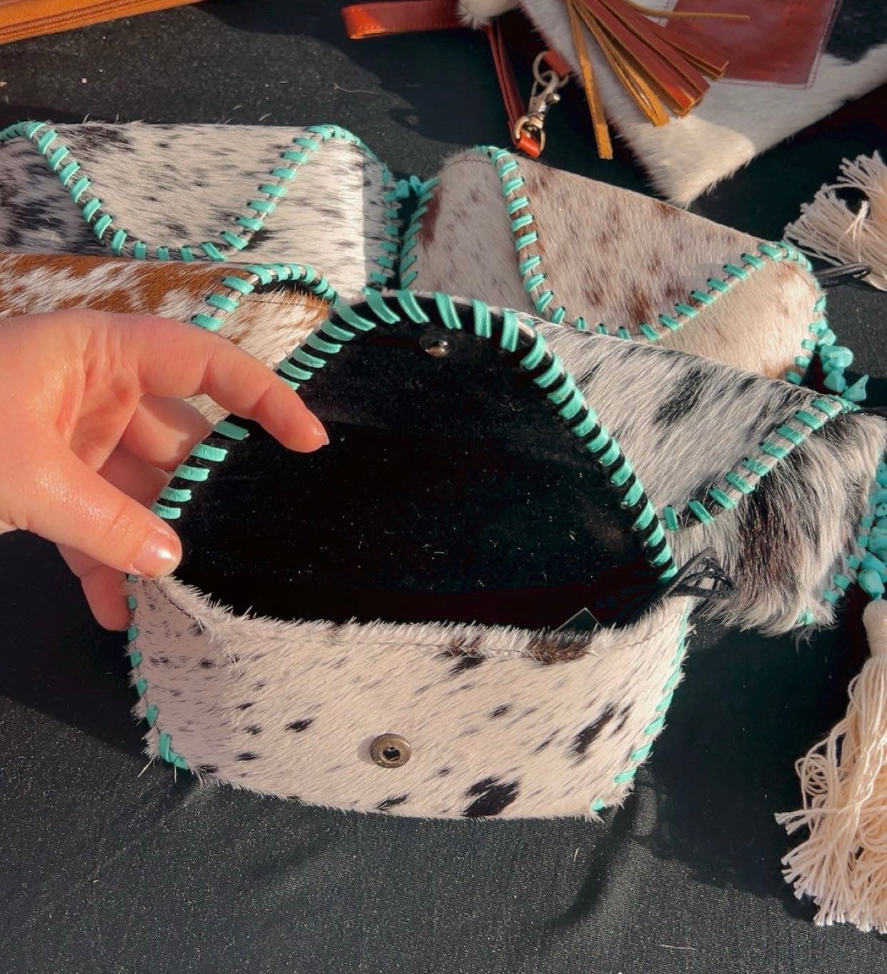 Cowhide Sunglasses Case