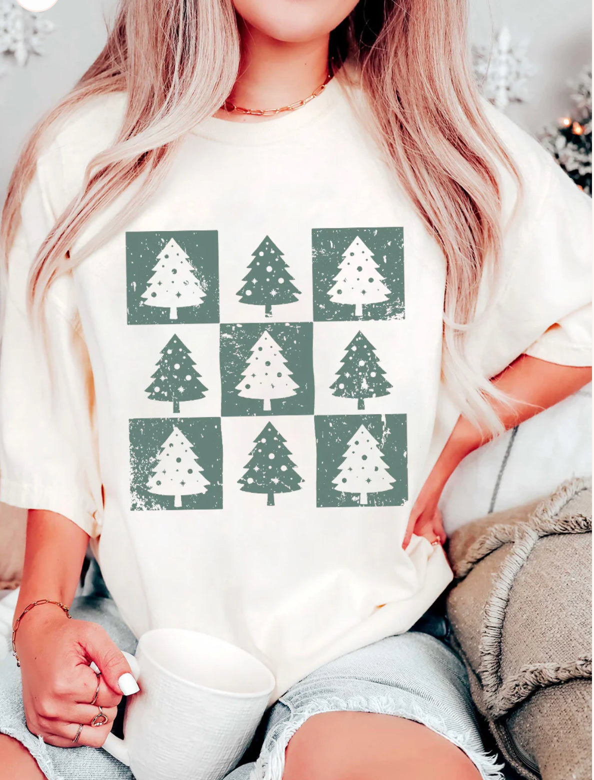 Check off Christmas Oversized Tee