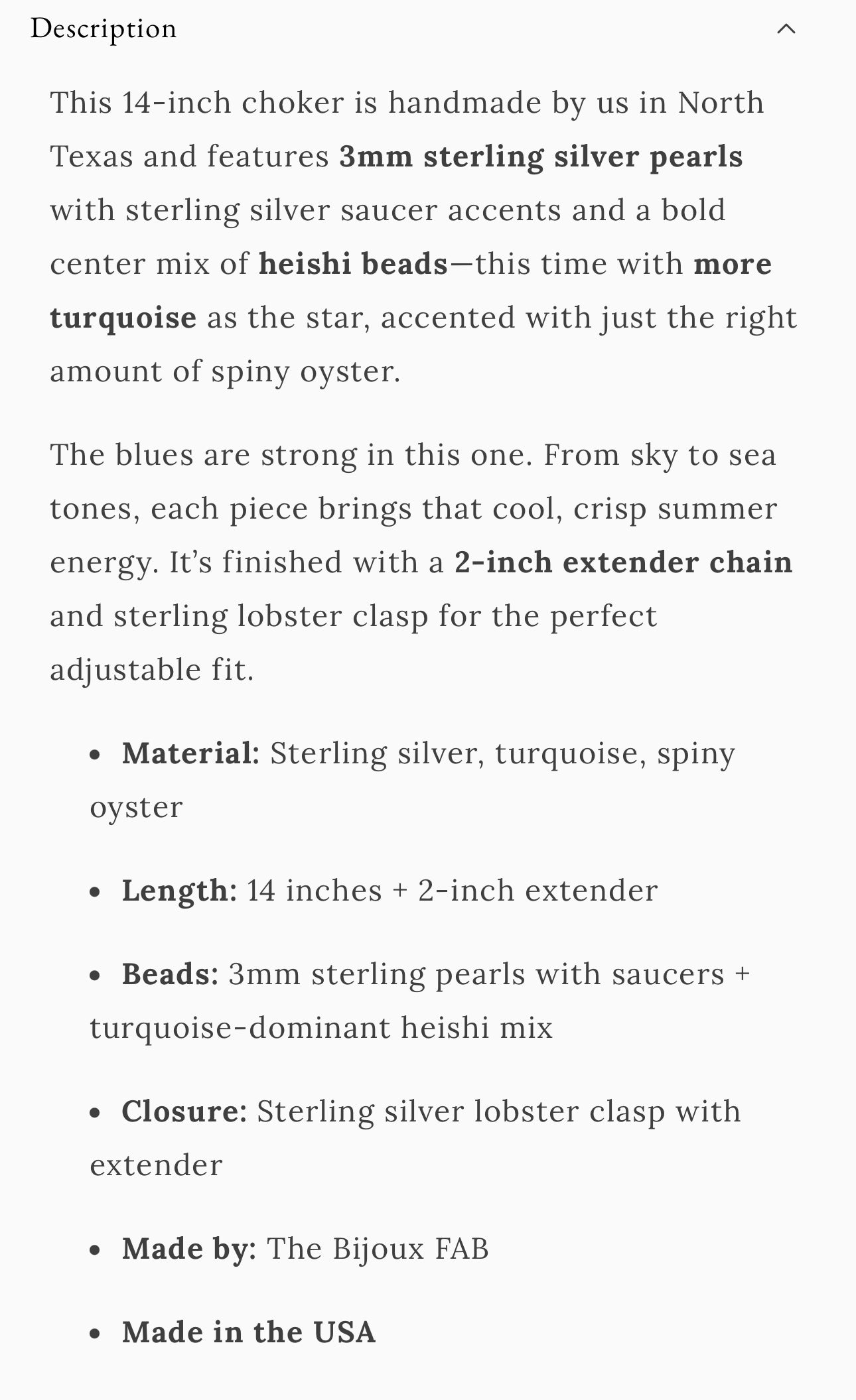 3mm Sterling Pearls with Turquoise Heishi and Spiny Oyster