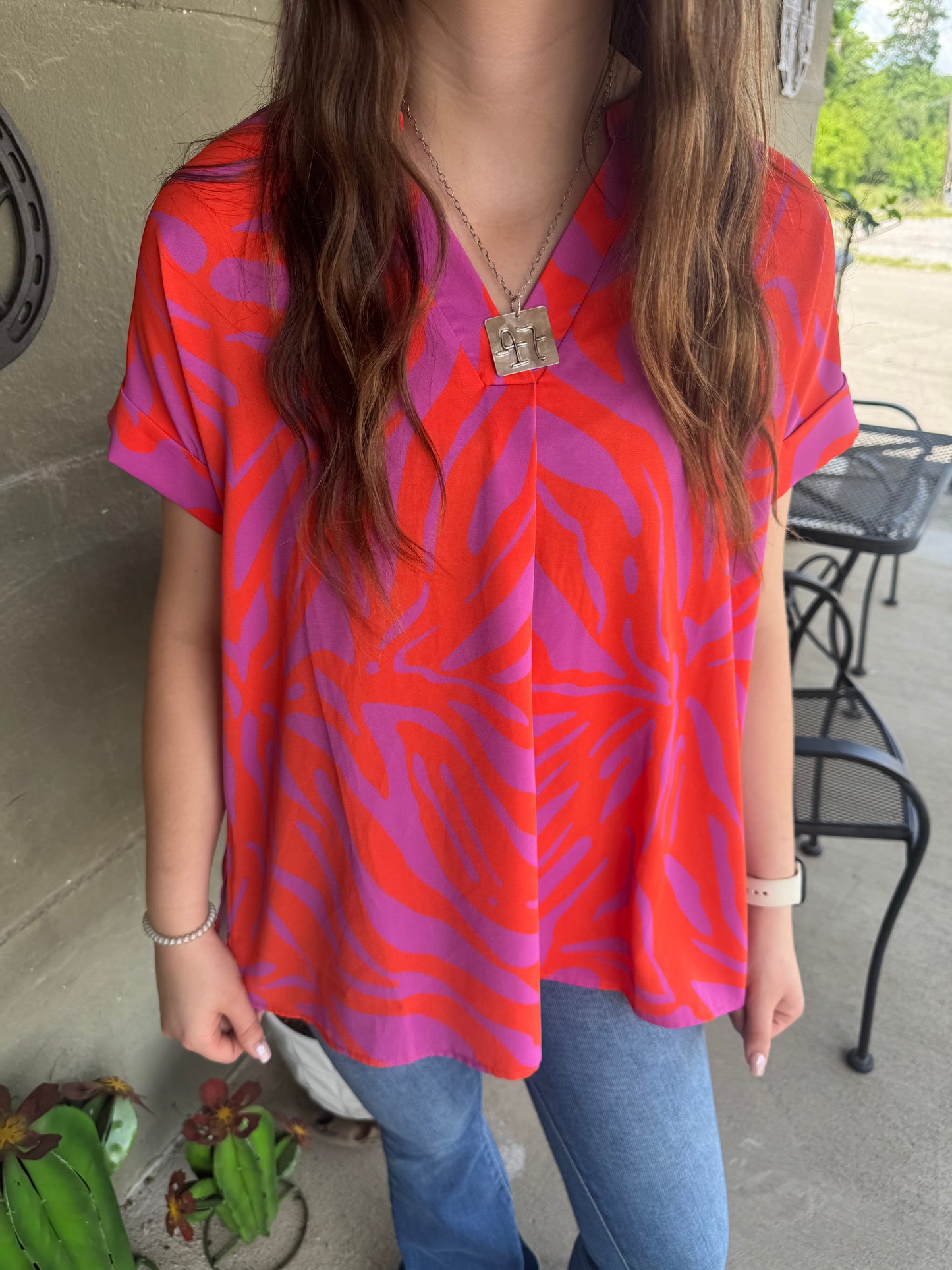 Sunset Swirl Top