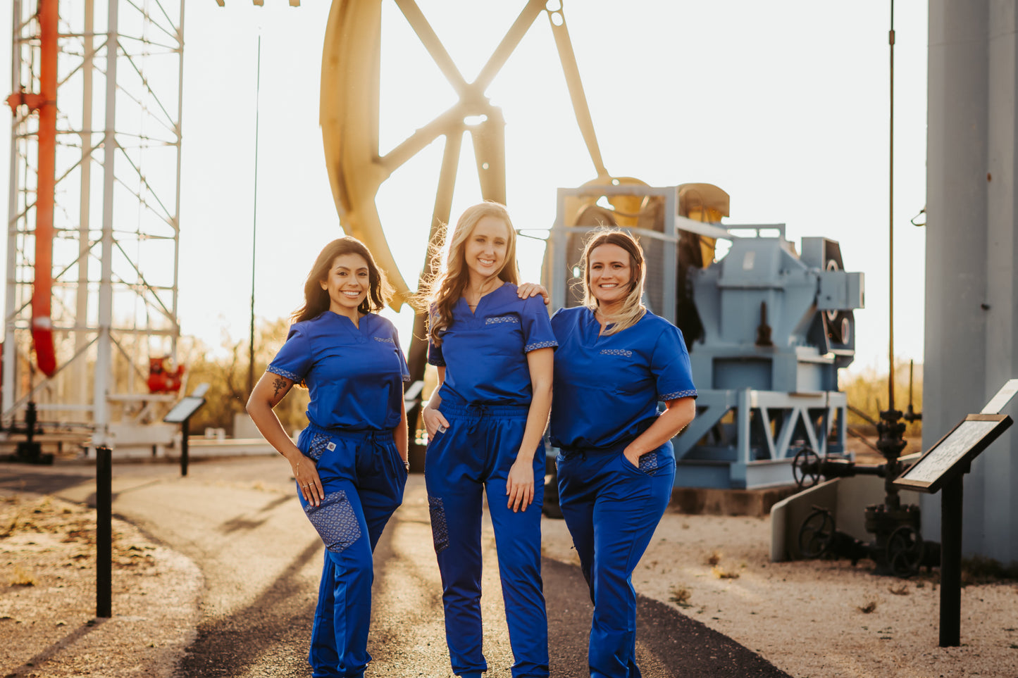 Royal Blue Aztec Pants