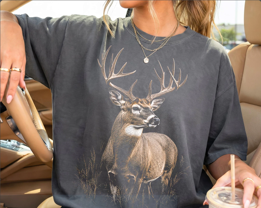 Vintage Buck Hunting Graphic Tee