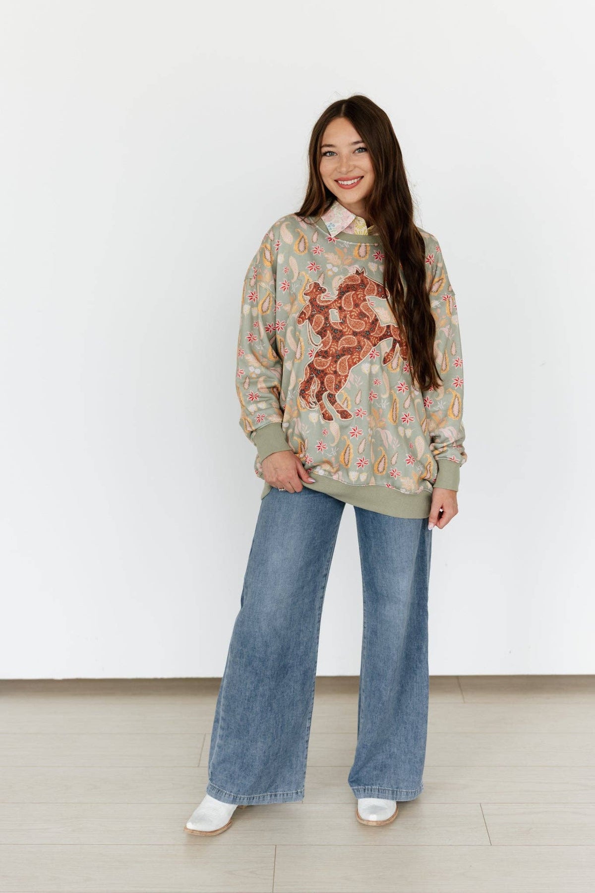 Paisley Bronc Top