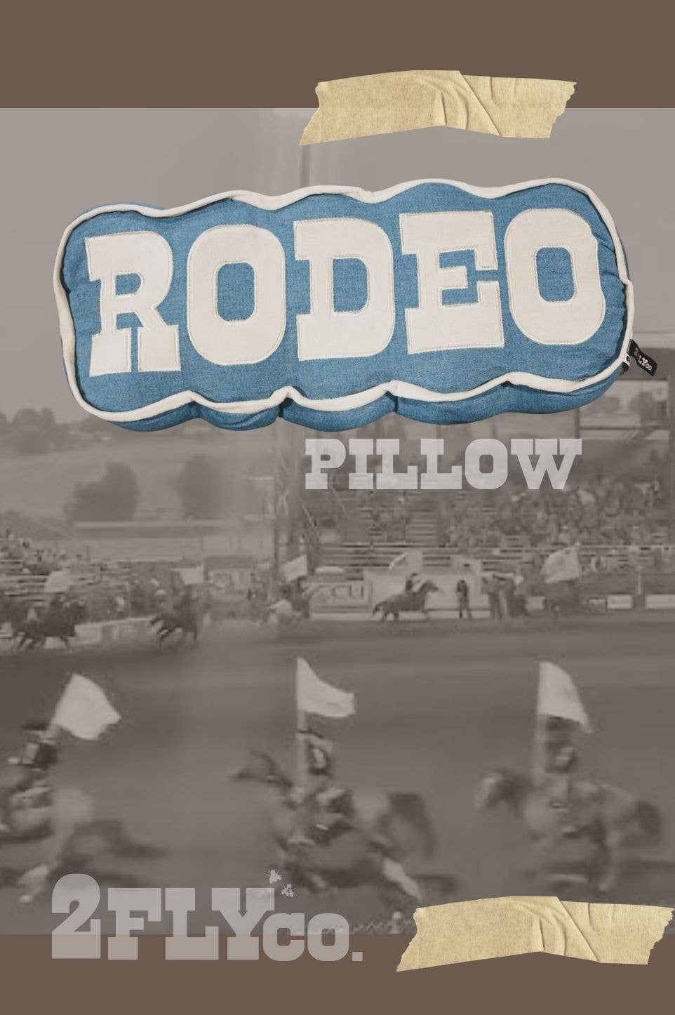 Rodeo ready Pillow *DENIM