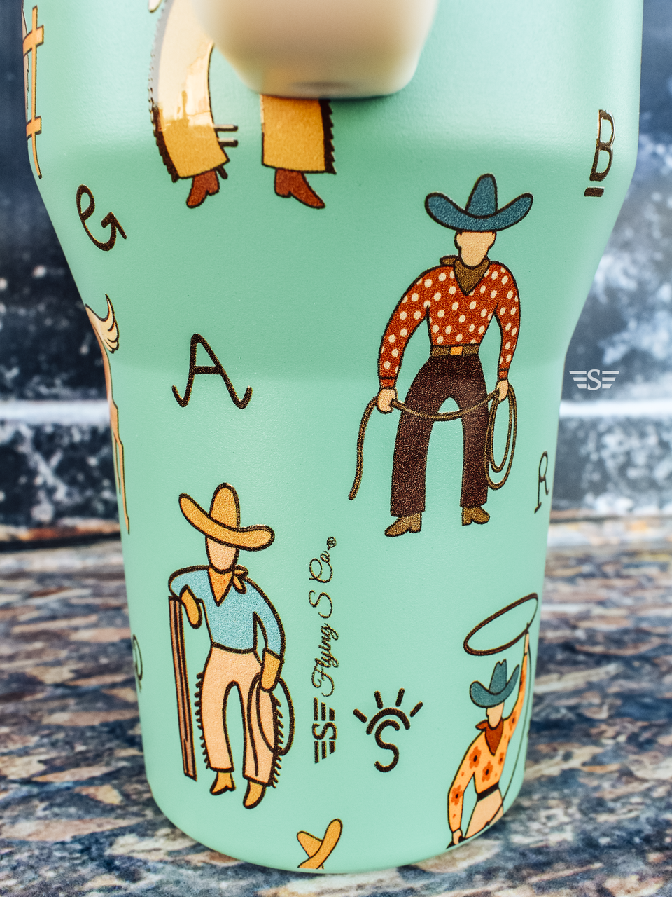 Life of a Cowboy Flip Lid Tumbler 40oz