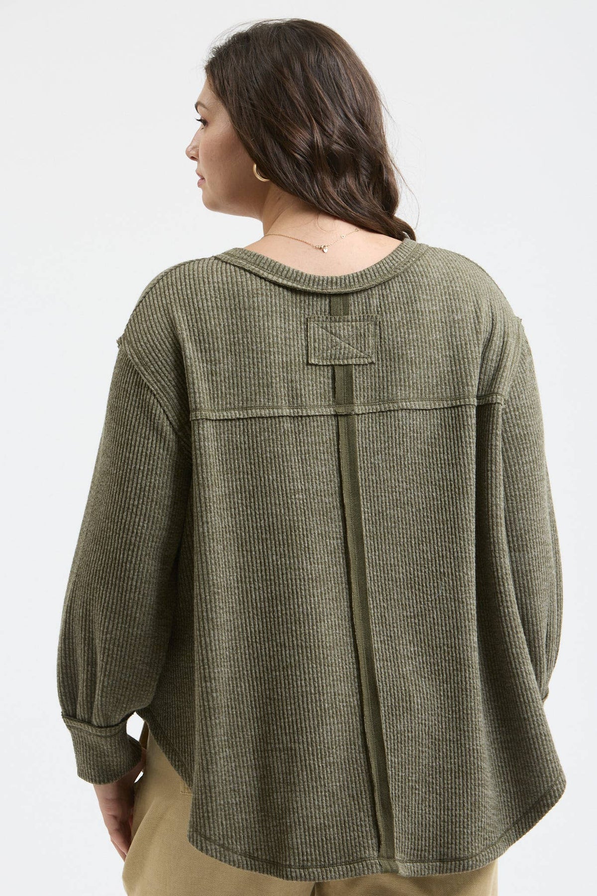 Asymmetrical Hem Top Plus