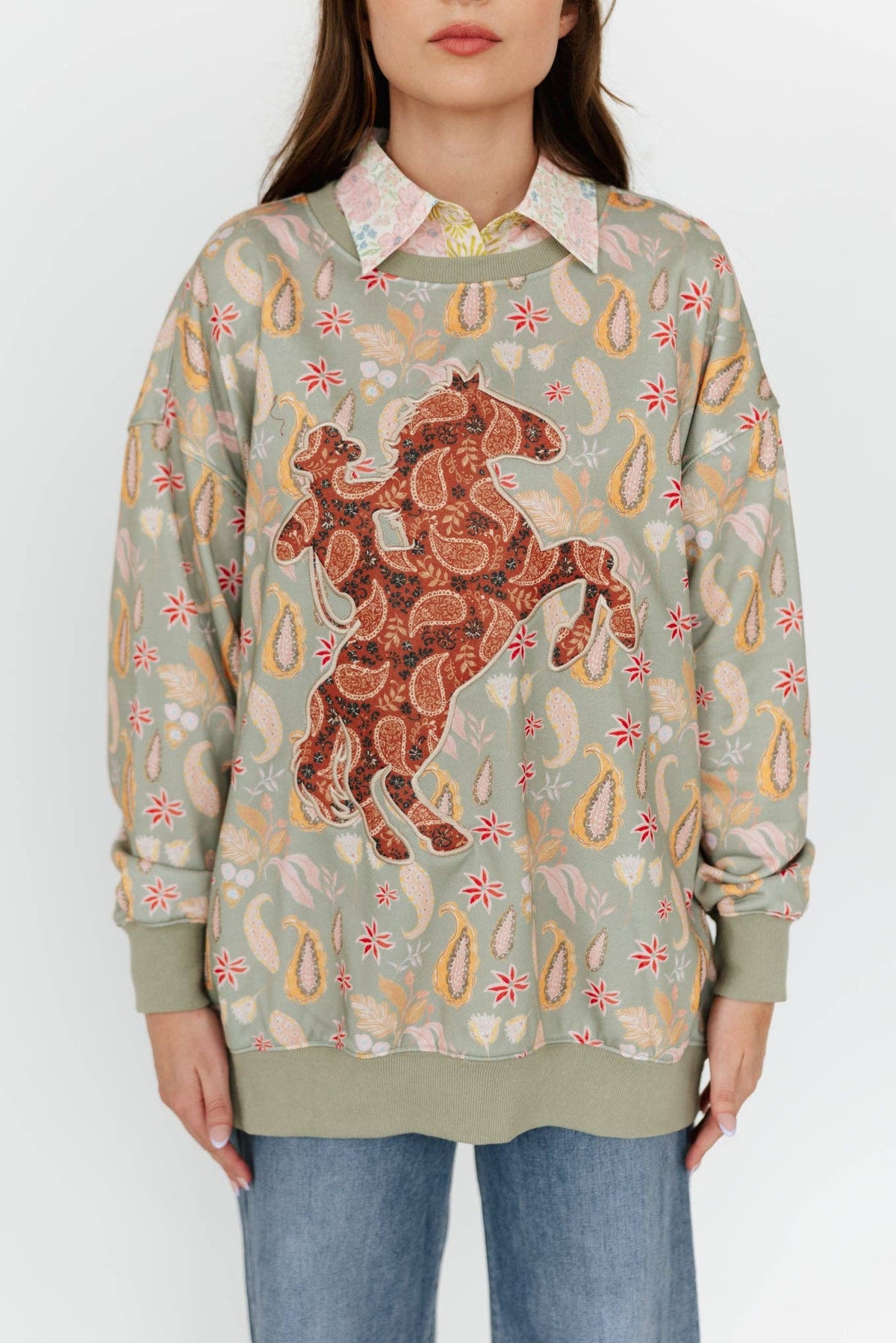 Paisley Bronc Top
