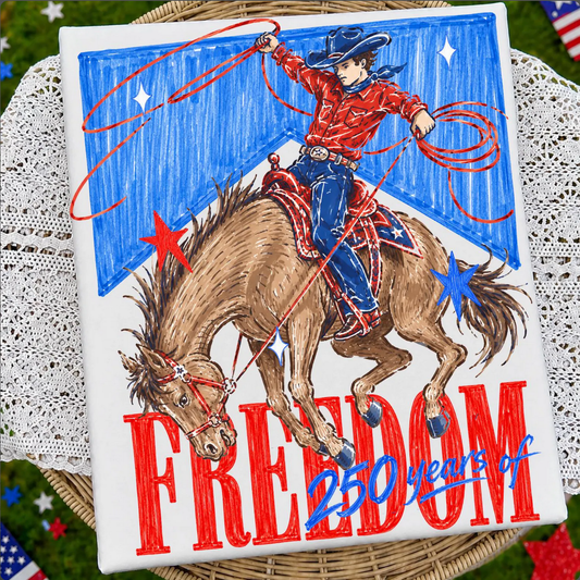 Buckin' Horse  Freedom America Graphic Tee