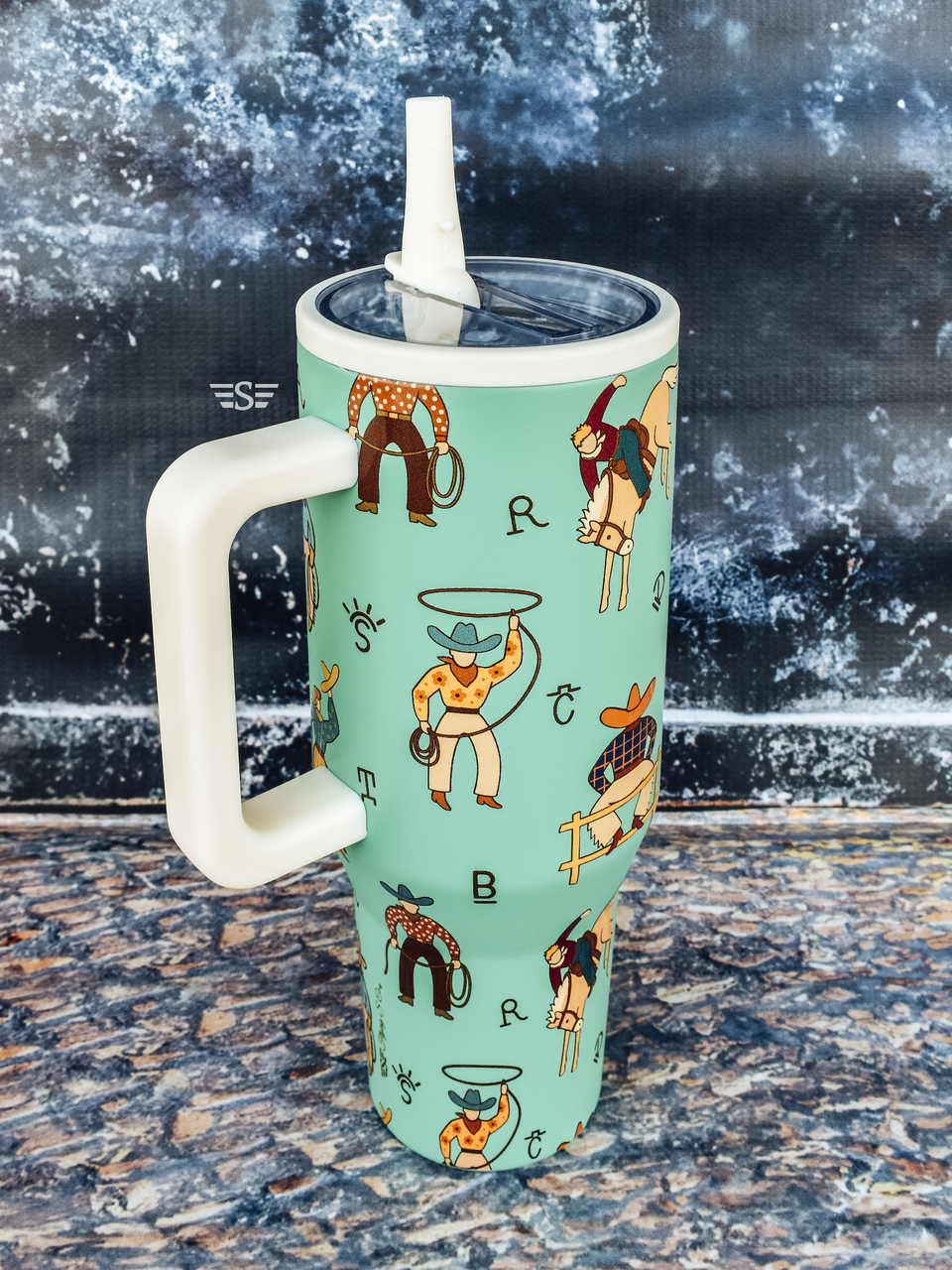 Life of a Cowboy Flip Lid Tumbler 40oz