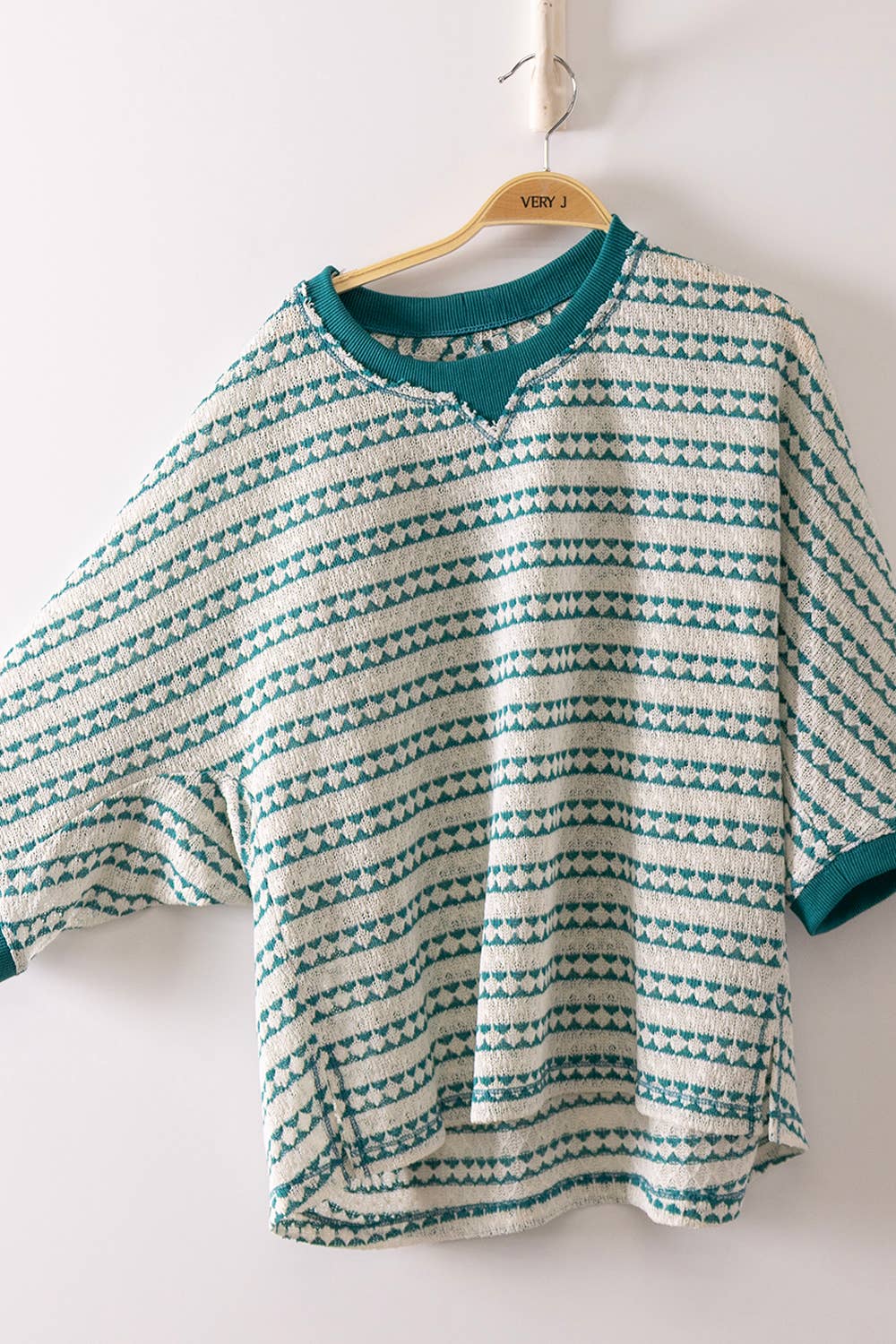 Textured Stripe Knit Top - 2 colors!