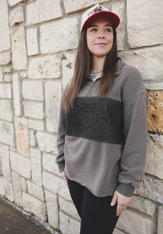 Charcoal Canyon Quarter Zip