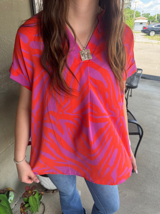 Sunset Swirl Top