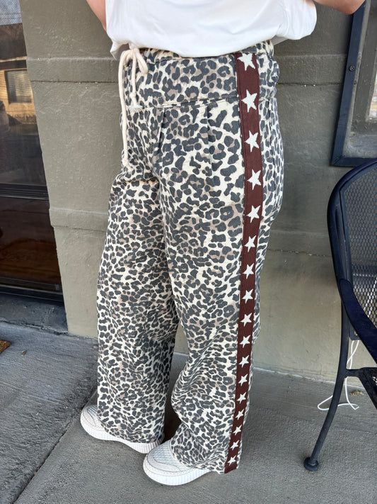 Starry Leopard Pants