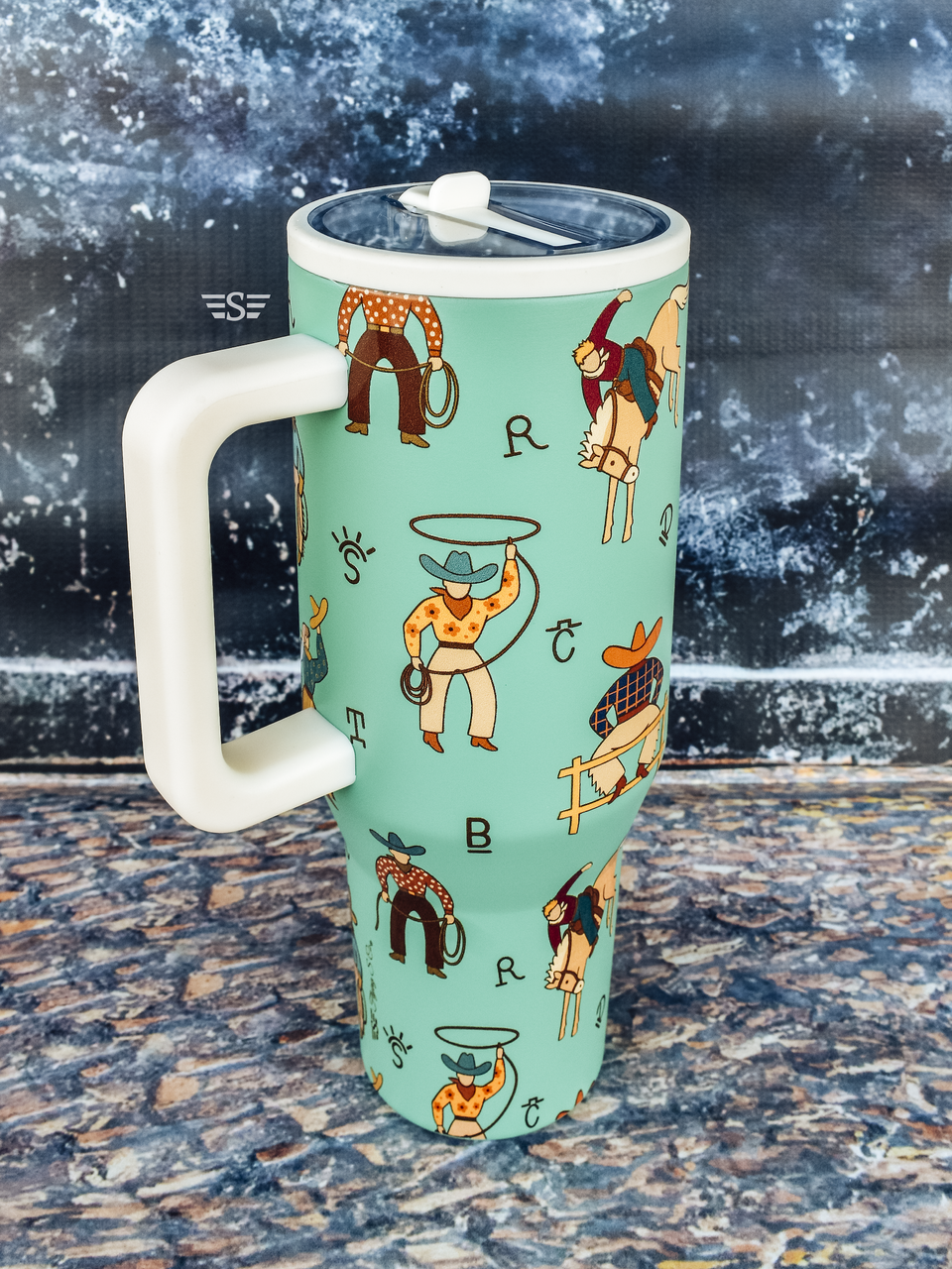 Life of a Cowboy Flip Lid Tumbler 40oz