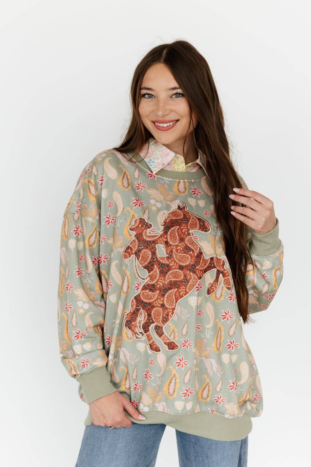 Paisley Bronc Top