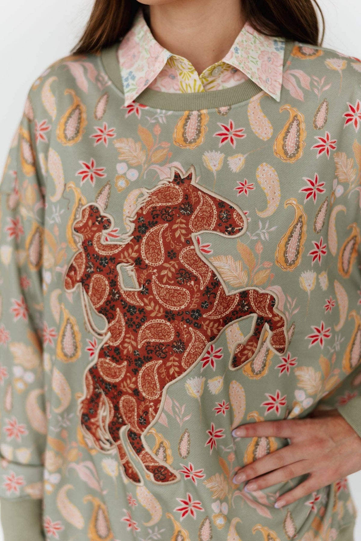 Paisley Bronc Top