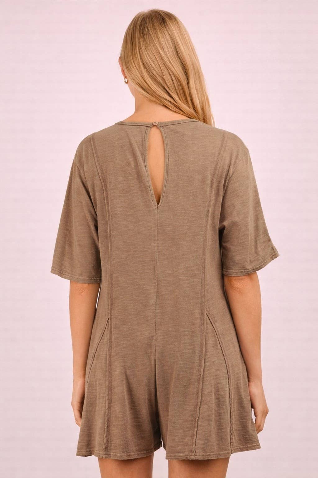 Oversized Knit Comfy Romper